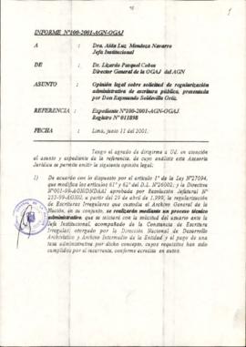 INFORME 100-2001-AGN-OGAJ