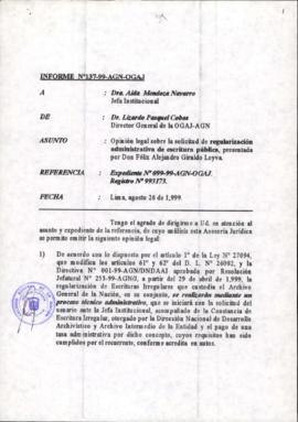 INFORME 137-99-AGN-OGAJ