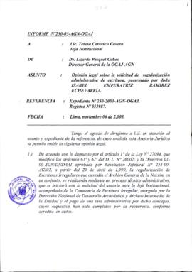 INFORME 250-2003-AGN-OGAJ