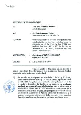 INFORME 063-99-AGN-OGAJ