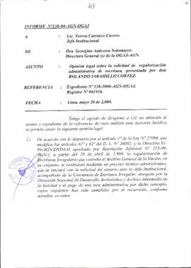INFORME 138-2004-AGN-OGAJ