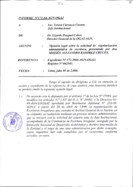 INFORME 171-2004-AGN-OGAJ