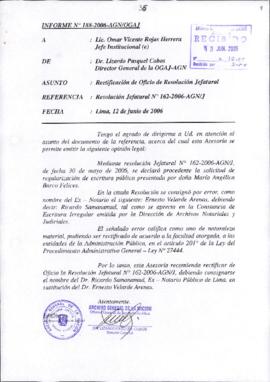 INFORME 188-2006-AGN/OGAJ