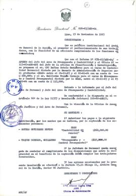 Resolución Directoral N° 96-83-AGN/OA
