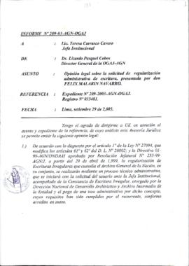 INFORME 209-2003-AGN-OGAJ