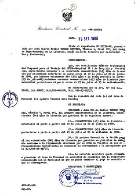 Resolución Directoral N° 064-88-AGN/OA