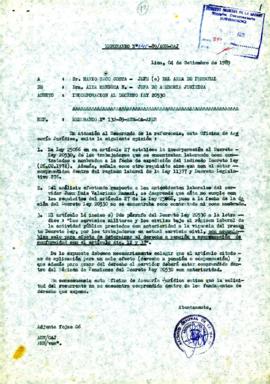 MEMORANDUM 045-89-AGN/OAJ