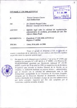 INFORME 220-2006-AGN/OGAJ