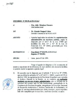 INFORME 055-99-AGN-OGAJ
