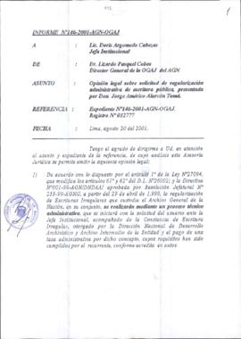 INFORME 146-2001-AGN-OGAJ