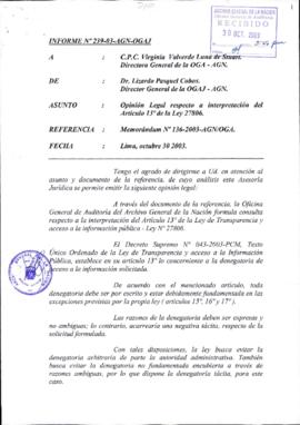 INFORME 239-2003-AGN-OGAJ
