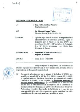 INFORME 031-99-AGN-OGAJ