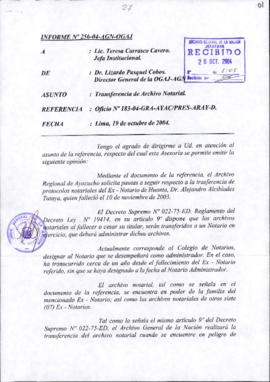 INFORME 256-2004-AGN-OGAJ