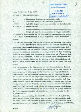 INFORME 014-92-AGN/OAJ