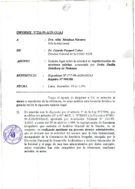 INFORME 226-99-AGN-OGAJ