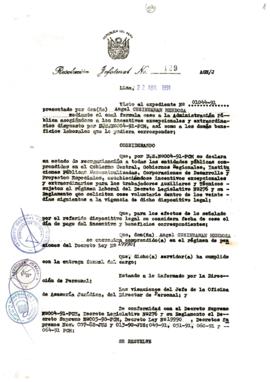 Resolución Jefatural N° 129-1991/AGN/J