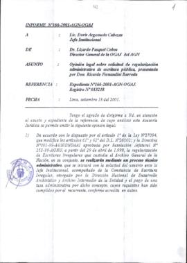 INFORME 166-2001-AGN-OGAJ