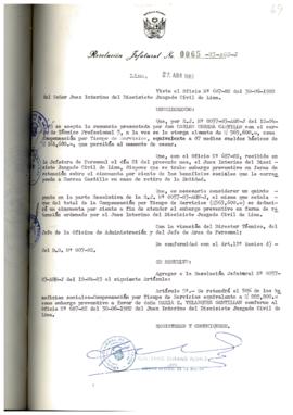 Resolución Jefatural N° 065-1983/AGN/J