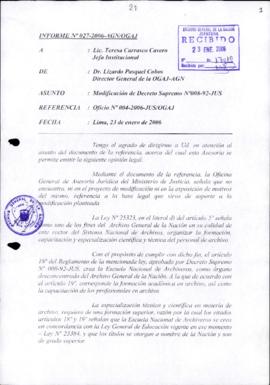 INFORME 027-2006-AGN/OGAJ