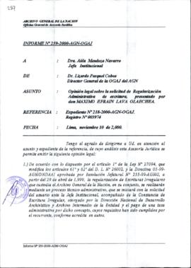 INFORME 259-2000-AGN-OGAJ