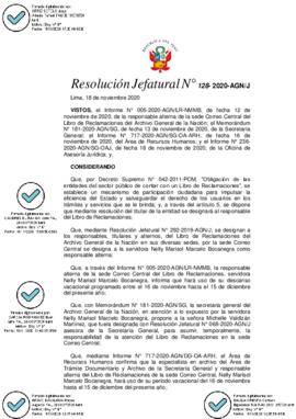 Resolución Jefatural N° 128-2020-AGN/J