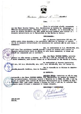 Resolución Jefatural N° 068-1990/AGN/J