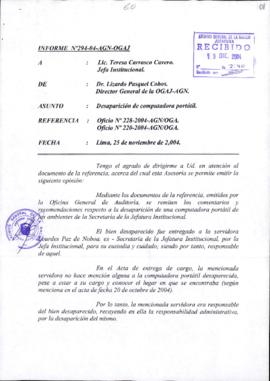 INFORME 294-2004-AGN-OGAJ