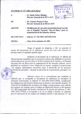 INFORME 237-2005-AGN-OGAJ