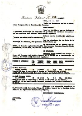 Resolución Jefatural N° 369-1991/AGN/J