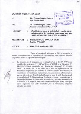 INFORME 263-2004-AGN-OGAJ