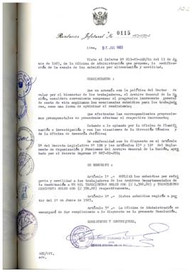 Resolución Jefatural N° 115-1983/AGN/J