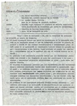 INFORME 193-91-AGN/OAJ
