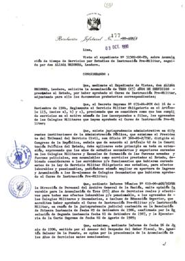 Resolución Jefatural N° 177-1990/AGN/J