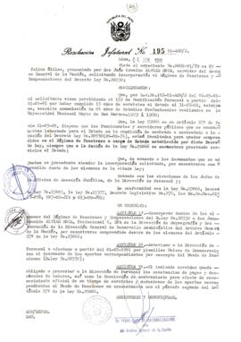 Resolución Jefatural N° 195-1991/AGN/J