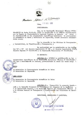 Resolución Jefatural N° 213-1990/AGN/J