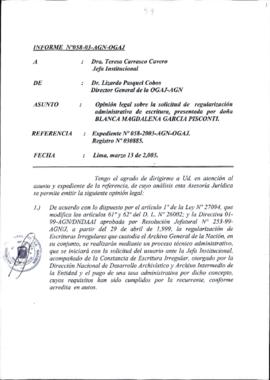 INFORME 058-2003-AGN-OGAJ
