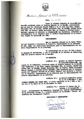 Resolución Jefatural N° 106-1983/AGN/J
