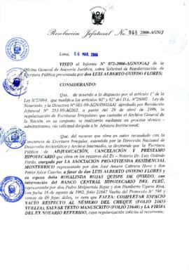 Resolución Jefatural N° 068-2006-AGN/J