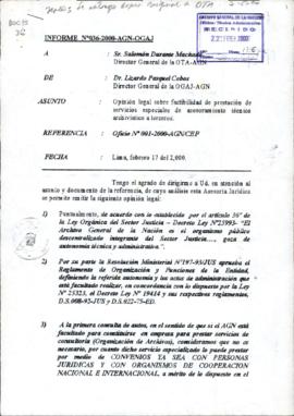 INFORME 036-2000-AGN-OGAJ
