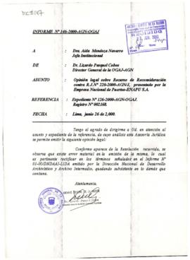 INFORME 146-2000-AGN-OGAJ