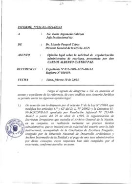 INFORME 031-2003-AGN-OGAJ