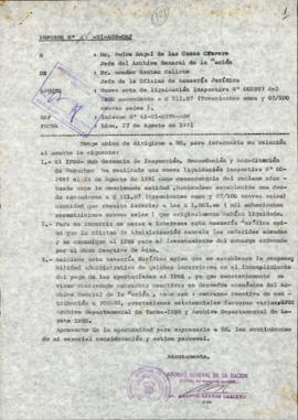 INFORME 168-91-AGN/OAJ