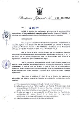 Resolución Jefatural N° 492-2013-AGN/J