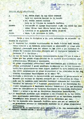 INFORME 173-91-AGN/OAJ