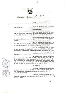 Resolución Jefatural N° 148-1991/AGN/J