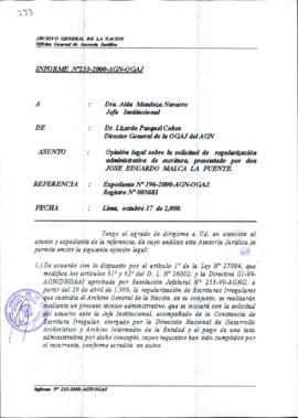 INFORME 233-2000-AGN-OGAJ