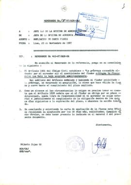 INFORME 195-87/AGN-JOAJ
