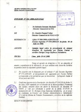 INFORME 164-2000-AGN-OGAJ