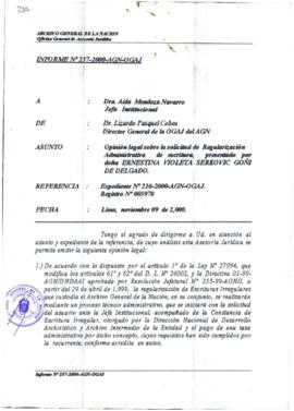 INFORME 257-2000-AGN-OGAJ