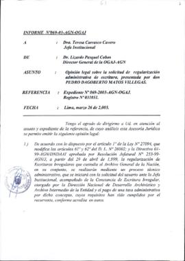INFORME 069-2003-AGN-OGAJ